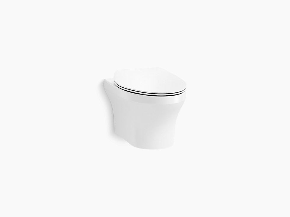 Kohler - Spacity™  Wall-hung round-front toilet bowl with skirted trapway